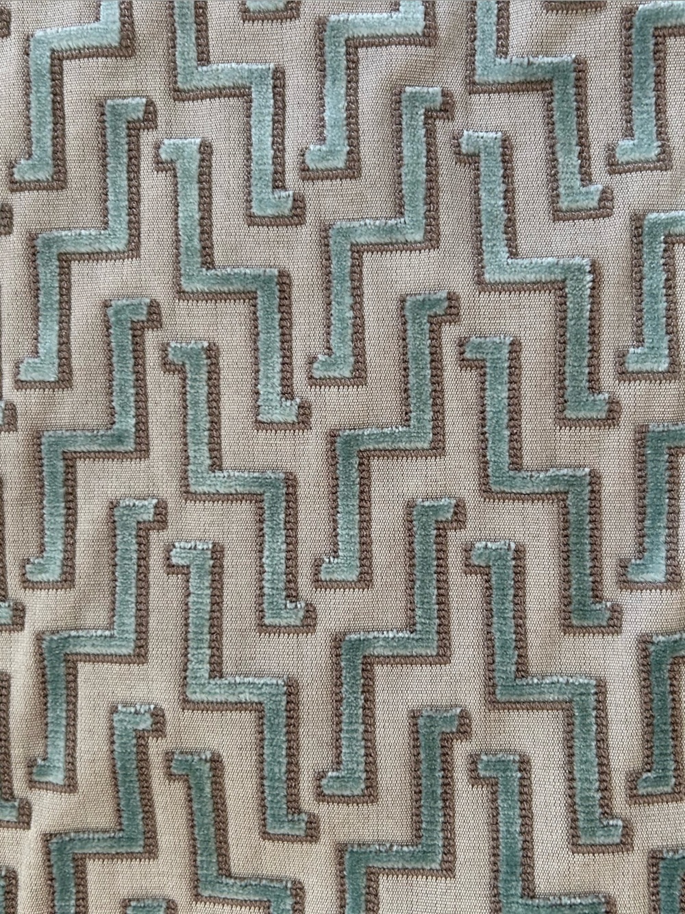 Upholstery Fabric 3.9 yards Geometric Pattern